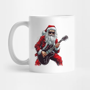 Guitar Santa Mug